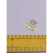 Washable Kimono with Cat Embroidery – Pale Wisteria Purple | Photocatalytic Deodorizing Shine Up Fabric