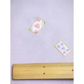 Washable Kimono – Pale Wisteria Embroidered Komon with Playing Card Motif | Shine Up Deodorizing Fabric