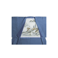 Lining of Haori that drowed Japanese picture Lining of Haori that drowed Japanese picture