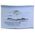 Japanese painting on silk fabric, Japanese-style landscape, Mt.fuji and Boats at the beach with pine tree forest, ground color blue