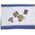 Japanese painting, Kites design, white ground with blue blurring