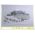 Washable Japanese picture lining fablic for Haori Daimyo gyoretu (procession of feudal lords) gray color