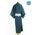 Washable Men's Kimono Luxury Habutae (Teijin Agenti) Blue green