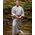 Washable Kimono Men's Kimono Manji(thin stripe) Blue Gray 44cm Width No.7 Washable Kimono Men's Kimono Manji(thin stripe) Blue Gray 44cm Width No.7