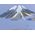 Washable men's haori lining No.1 Fujimichaya(Japanese-style café with a good view of Mt. Fuji) blue gray