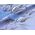 Washable men's kimono (framed lining) No.7 Fuji and raft stream, blue-gray/satin-like fabric