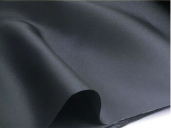 洗える男物胴裏/フジギヌ(ポリエステル)No.10 黒「北斗」