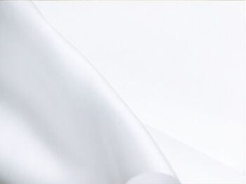 洗える男物胴裏 アップグレード生地 /フジギヌ(ポリエステル)No.11 白「北斗」40ｃｍ×12.5ｍ