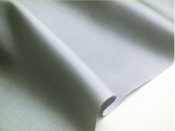 Premium Washable Men’s Kimono Lining "Hokuto" No. 2 – Gray (100% Polyester Fujiginu)