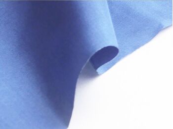 Premium Washable Men’s Kimono Lining "Hokuto" No. 3 – Blue (100% Polyester Fujiginu)