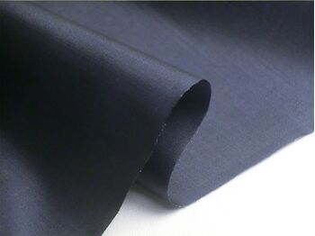 Premium Washable Men’s Kimono Lining "Hokuto" No. 6 – Deep Navy (100% Polyester Fujiginu)