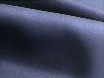 Premium Washable Men’s Kimono Lining "Hokuto" No. 6 – Deep Navy (100% Polyester Fujiginu)