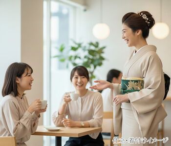 Washable Kimono Mansuji （thin stripe）reddish-gray No.5