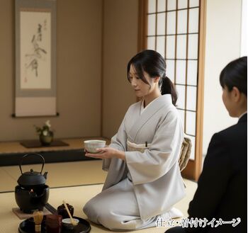 洗える着物 万筋(極細縞)/TL寸可能40cm巾 幅広 青みグレーNo.7