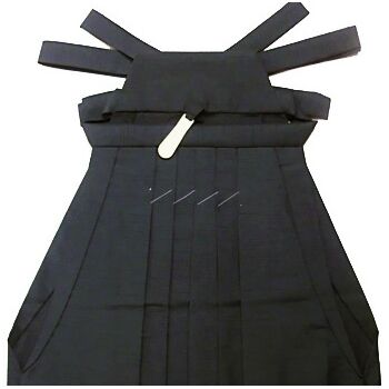 Men's Hakama Plain Hanabutae Bajirai Hakama Black Order Size
