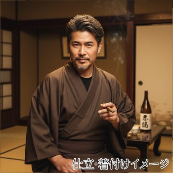 正絹 男着物 小千谷縦紬 公卿小豆 正絹 男着物 小千谷縦紬 公卿小豆