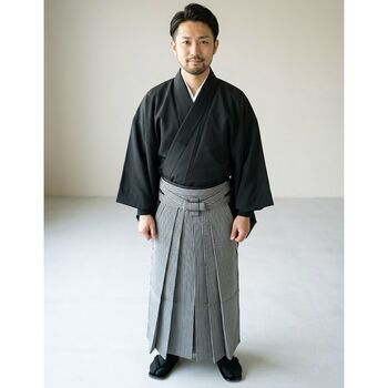 Washable Hakama, Striped Hakama, Men's Hakama, Trousers-style (Umanori) Style