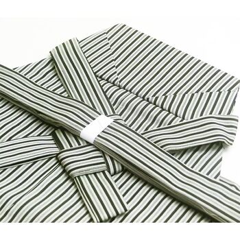 Washable Hakama, Striped Hakama, Men's Hakama, Trousers-style (Umanori) Style back of the top