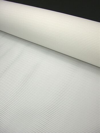 Washable summer jyuban(kimono underwear) airy ro white 42centimerters width 10.5ｍeters longer