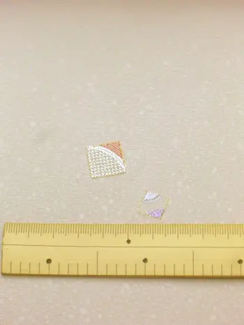 洗える着物 刺繍小紋 白茶色 光触媒消臭 色紙