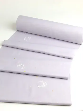 Washable Kimono with Japanese Embroidery – Pale Wisteria Hanamaru Floral Design | Photocatalytic Deodorizing Shine Up Fabric