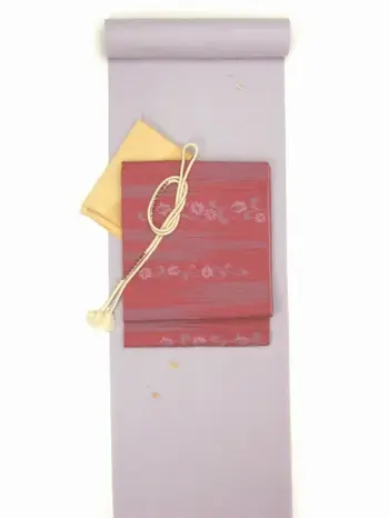 Washable Embroidered Komon Kimono – Pale Wisteria, Shikishi Pattern | Shine Up Deodorizing Fabric