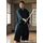 Washable Men's Kimono Habutae （no unevenness fablic）(Teijin SilPearl) No.6 Black