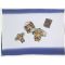 Japanese painting, Kites design, white ground with blue blurring
