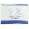 Japanese painting,Men's haori lining that can use as interia , blue, hand-dyed, Sheep design from zodiac