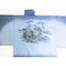 Kimono underwear Hand printed landscape with mountain stream desin blue