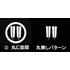 丸に並扇