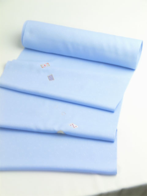 洗える着物 刺繍小紋 トランプゲーム 空色会