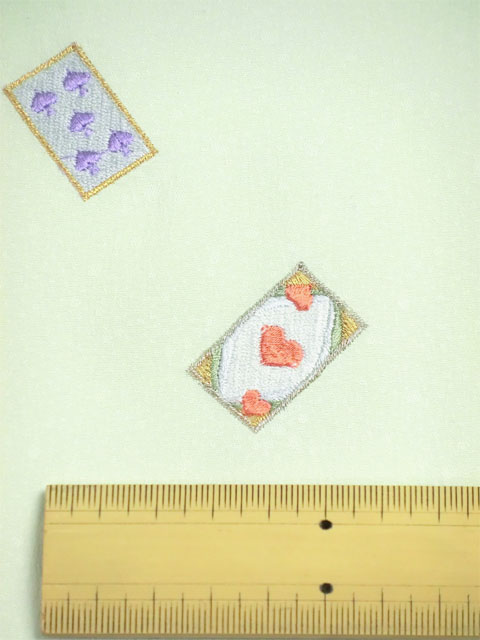 洗える着物 刺繍 真夜中の舞踏会