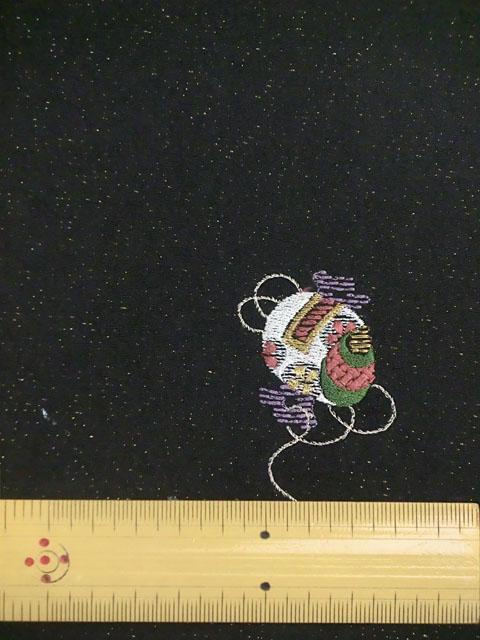 刺繍小紋用 日本刺繍 七宝柄 拡大4